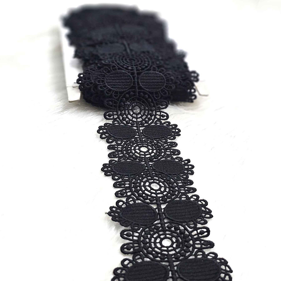 Thumbnail: Black Guipure Lace