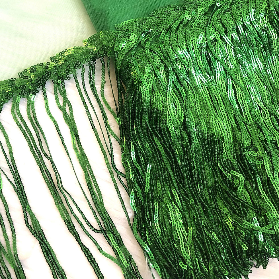 Thumbnail: Green Sequins Lace