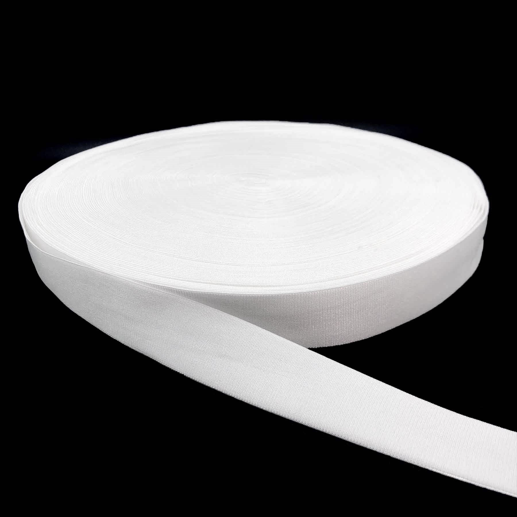 White elastic 2.5cm