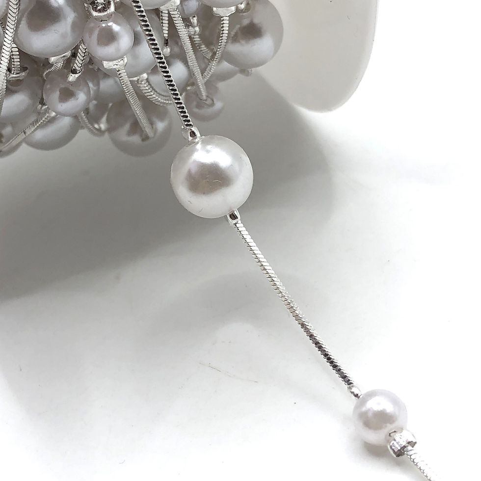 Thumbnail: Pearl Silver chain