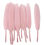 Thumbnail: Light Pink Goose Feathers 50pieces for Crafts and Clothing Decoration
