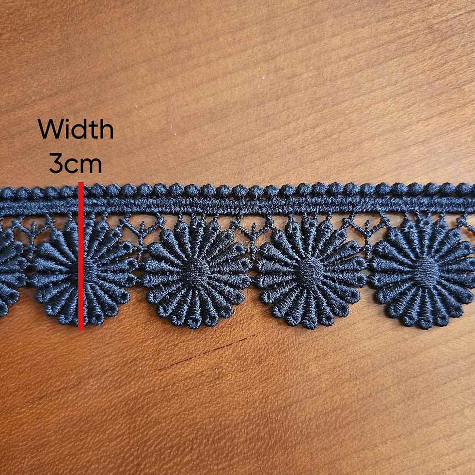 Thumbnail: Black Guipure Lace
