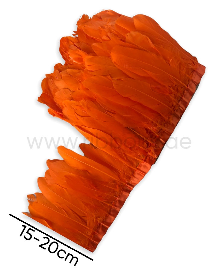 Orange Turkey Feather