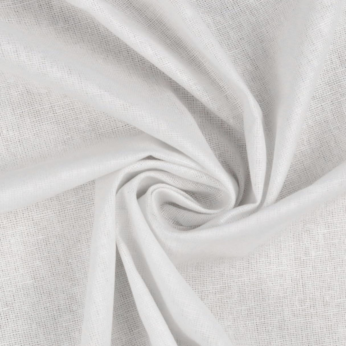 White Calico Fabric