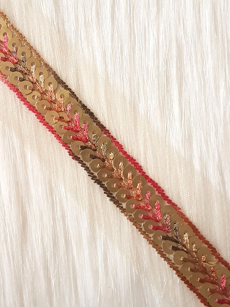 Sequin Border lace ribbons