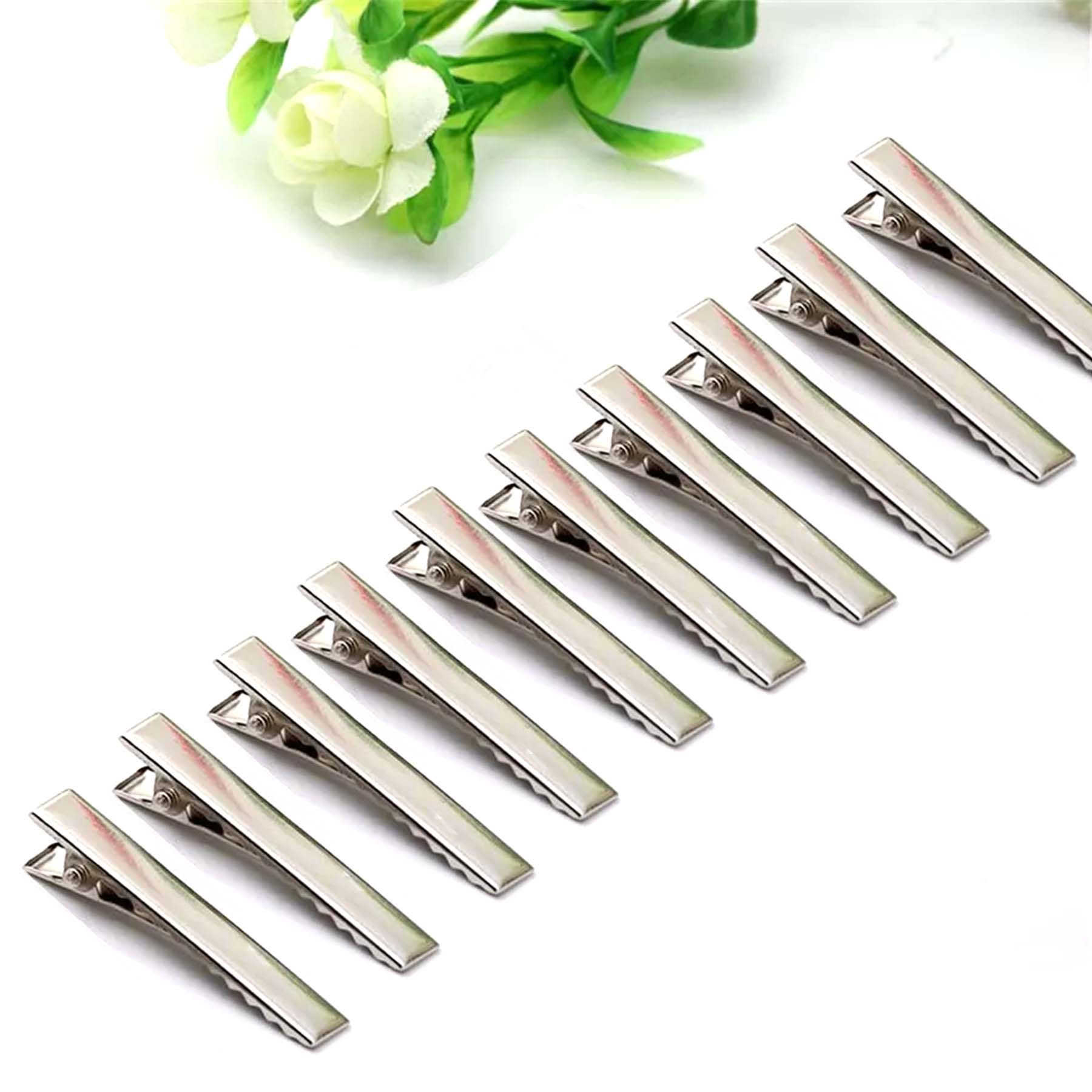 ASilver Alligator hair clip