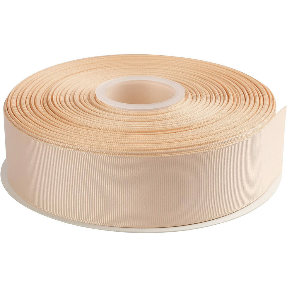 Thumbnail: Light Peach Grosgrain ribbon
