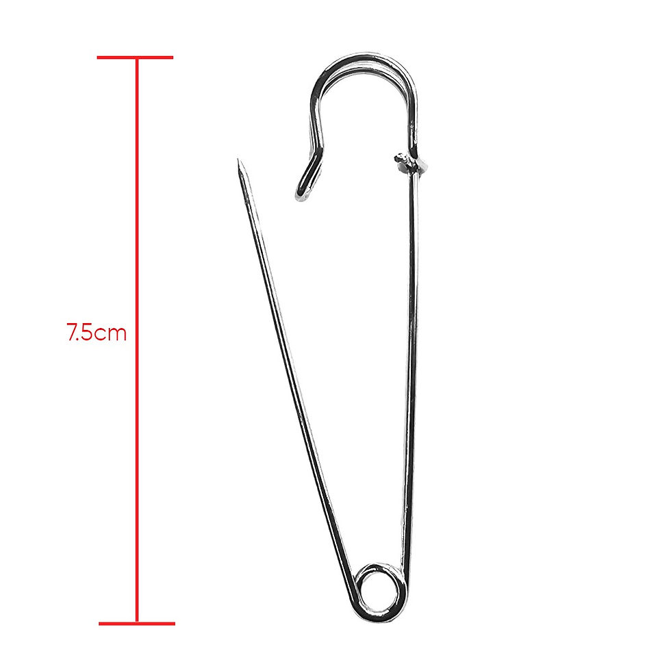 Thumbnail: Silver Large Safety pins