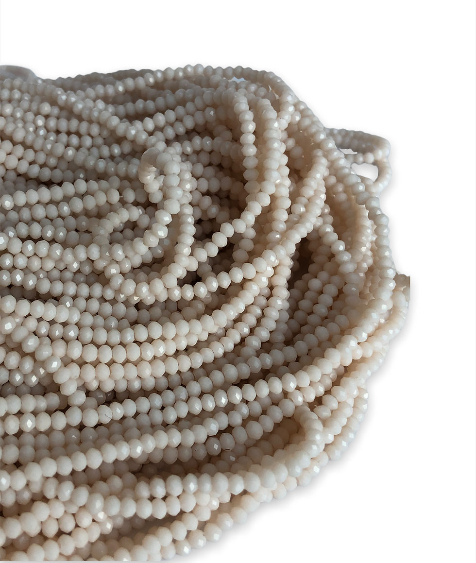 Thumbnail: Ivory 2mm glass Beads