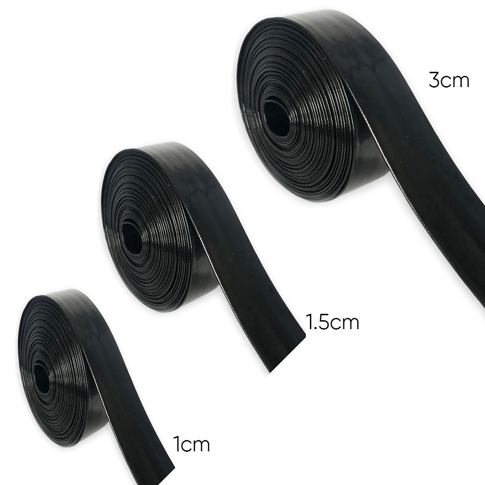 Black Faux Fake PU Leather Trimming Tape DIY, Crafts, Apparel 50Yards