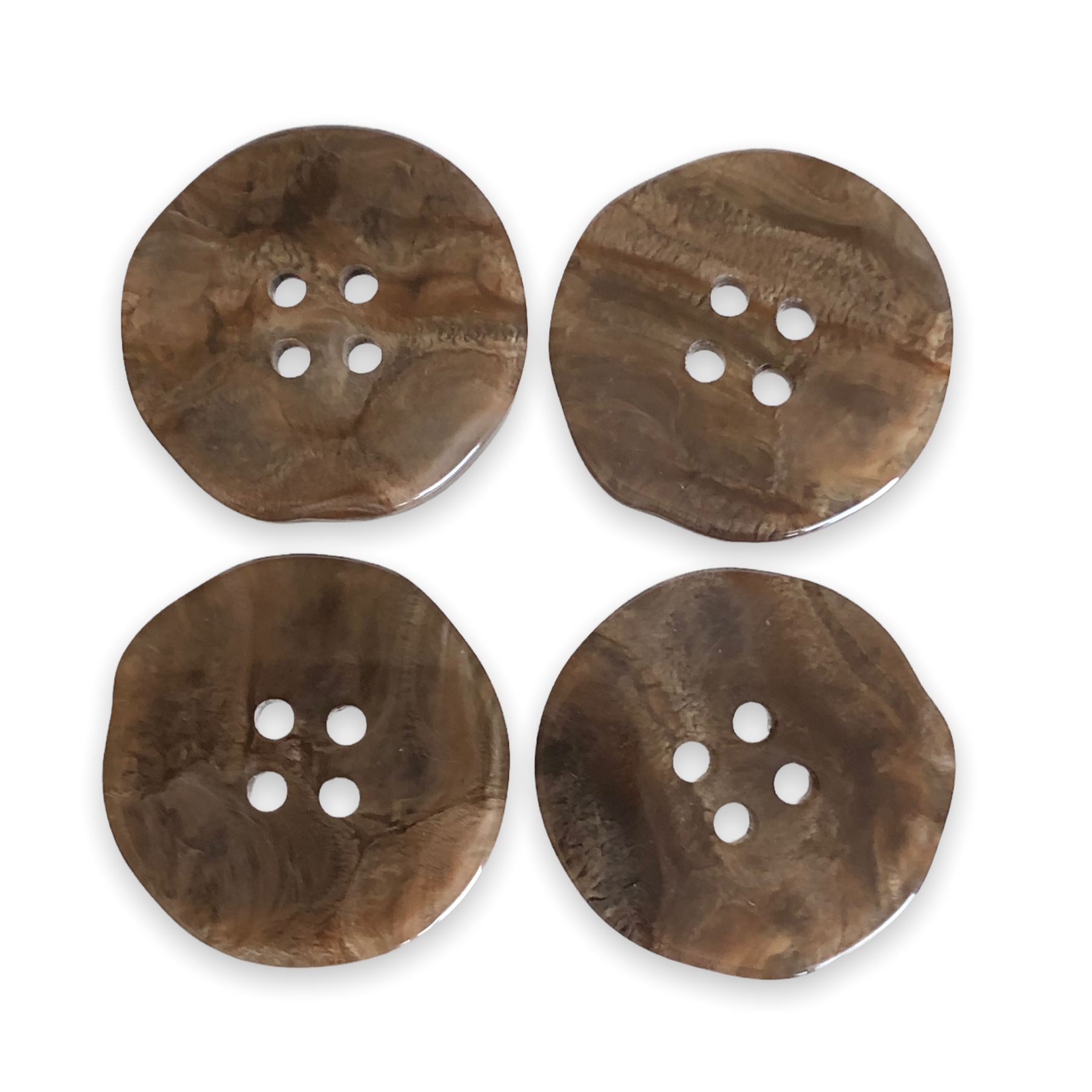 Brown Acrylic buttons