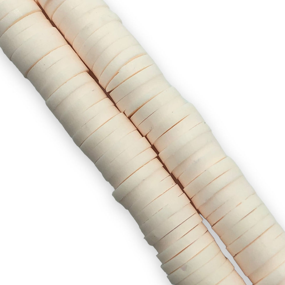 Polymer clay beads