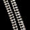 Thumbnail: Drop Shape Crystal Chain 20mm Wide for DIY Crafts Jewelry and Accessories Making
