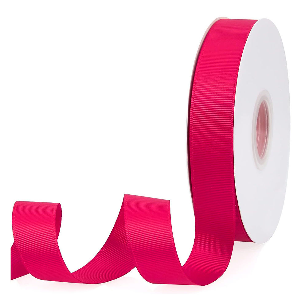 Fuchsia Color Grosgrain Ribbon