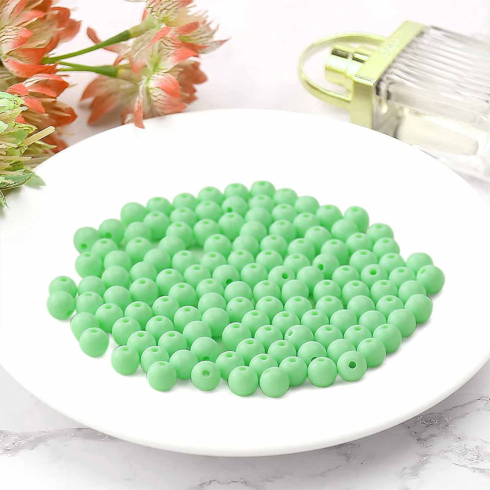 Thumbnail: Tiffany Green Round beads