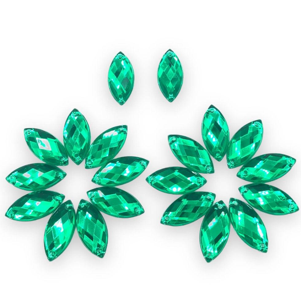 Acrylic eye shape crystal