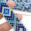 Thumbnail: Rhinestone Acrylic 2cm Wide Geometric Border Trims Iron on Lace for DIY Crafts