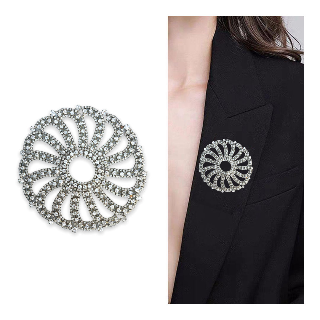 Crystal Brooch