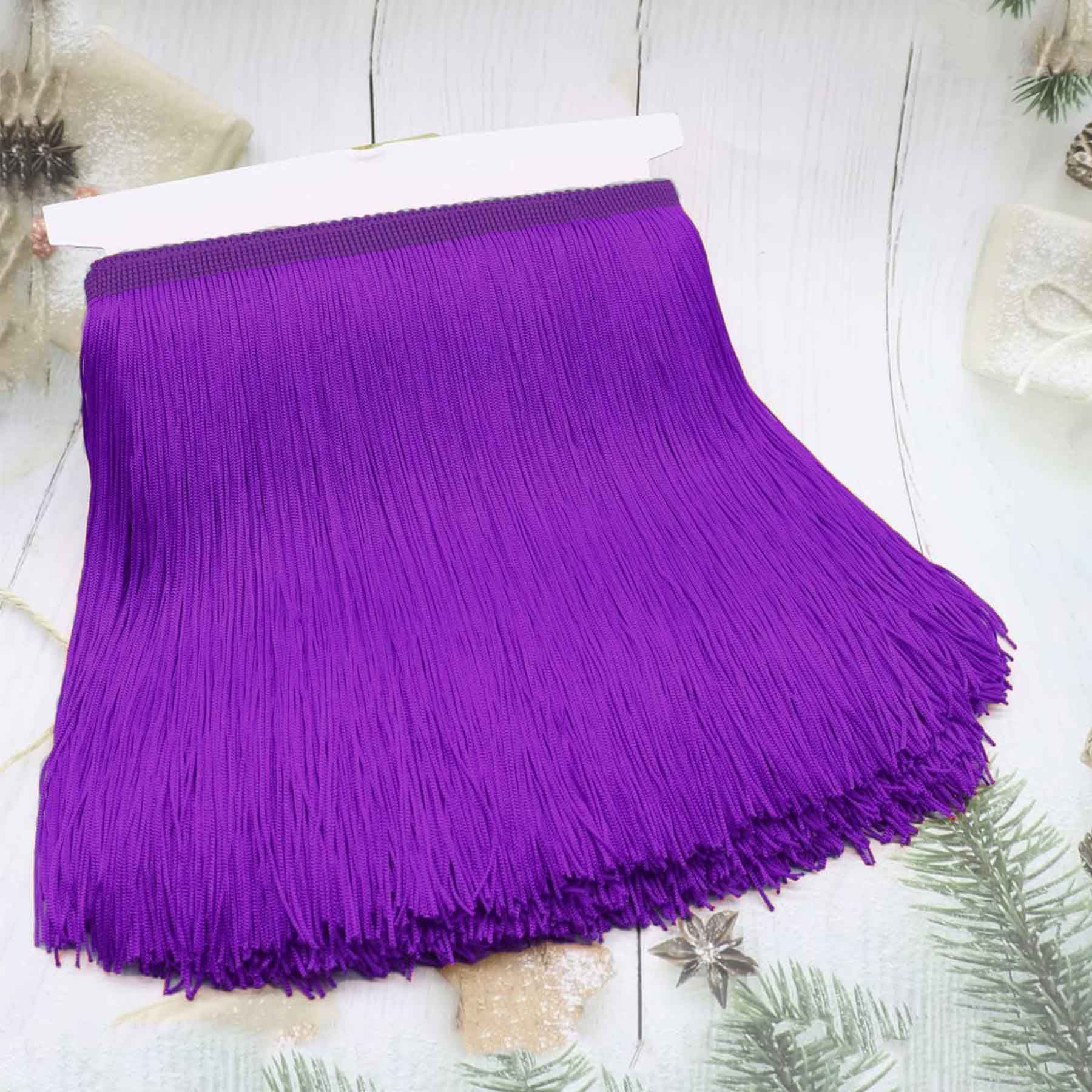Purple Tassel fringe trim
