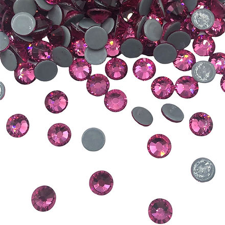 Rose Crystal Hotfix Rhinestone, SS10/ SS16/ SS20/ SS30