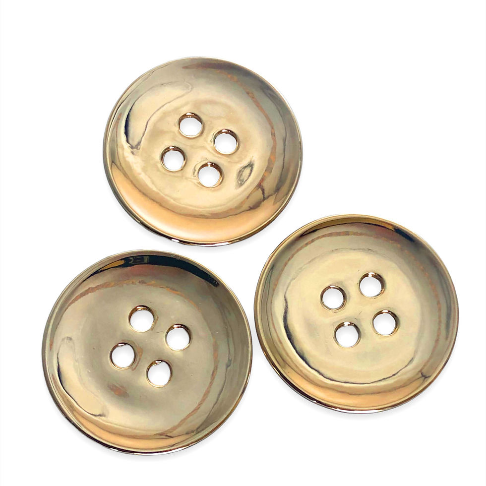 Thumbnail: High Quality 3Pcs Metal 4-Hole Buttons for Sewing DIY Crafts and Jewelry Making