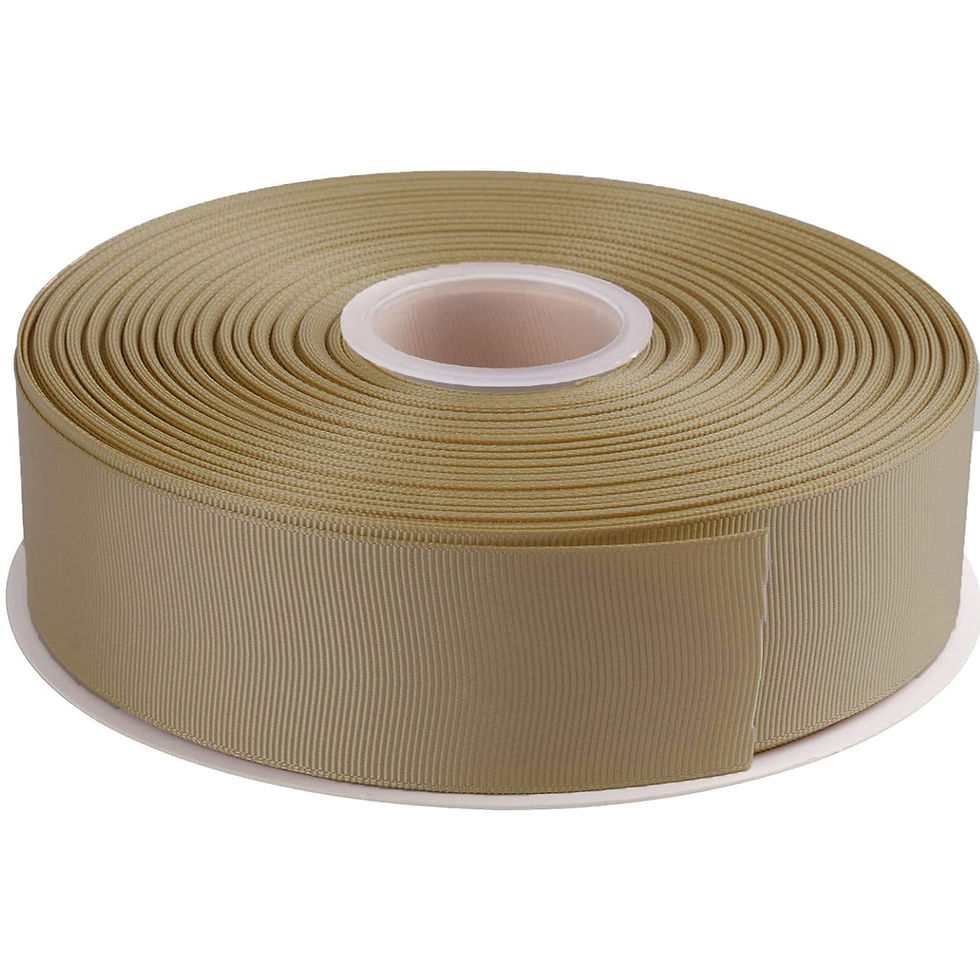 Thumbnail: Antique Gold Grosgrain Ribbon