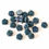 Thumbnail: Dark Turquoise Color Acrylic Small Flowers 50 pcs / 100pcs for DIY Craft Jewelry
