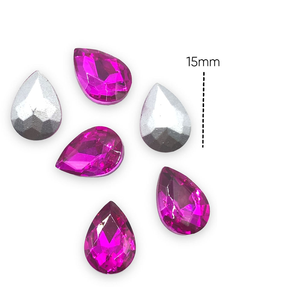 High Quality Drop Shape Gemstone Crystal