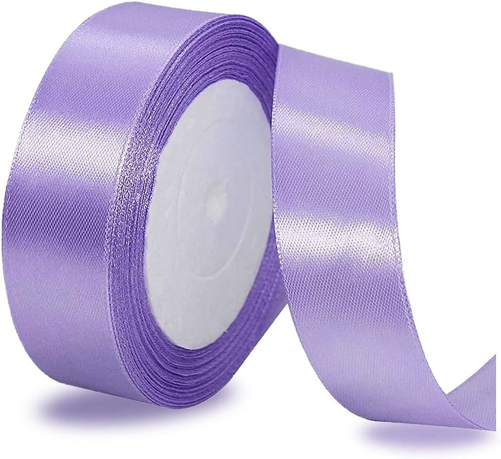 Light Purple Satin Ribbon