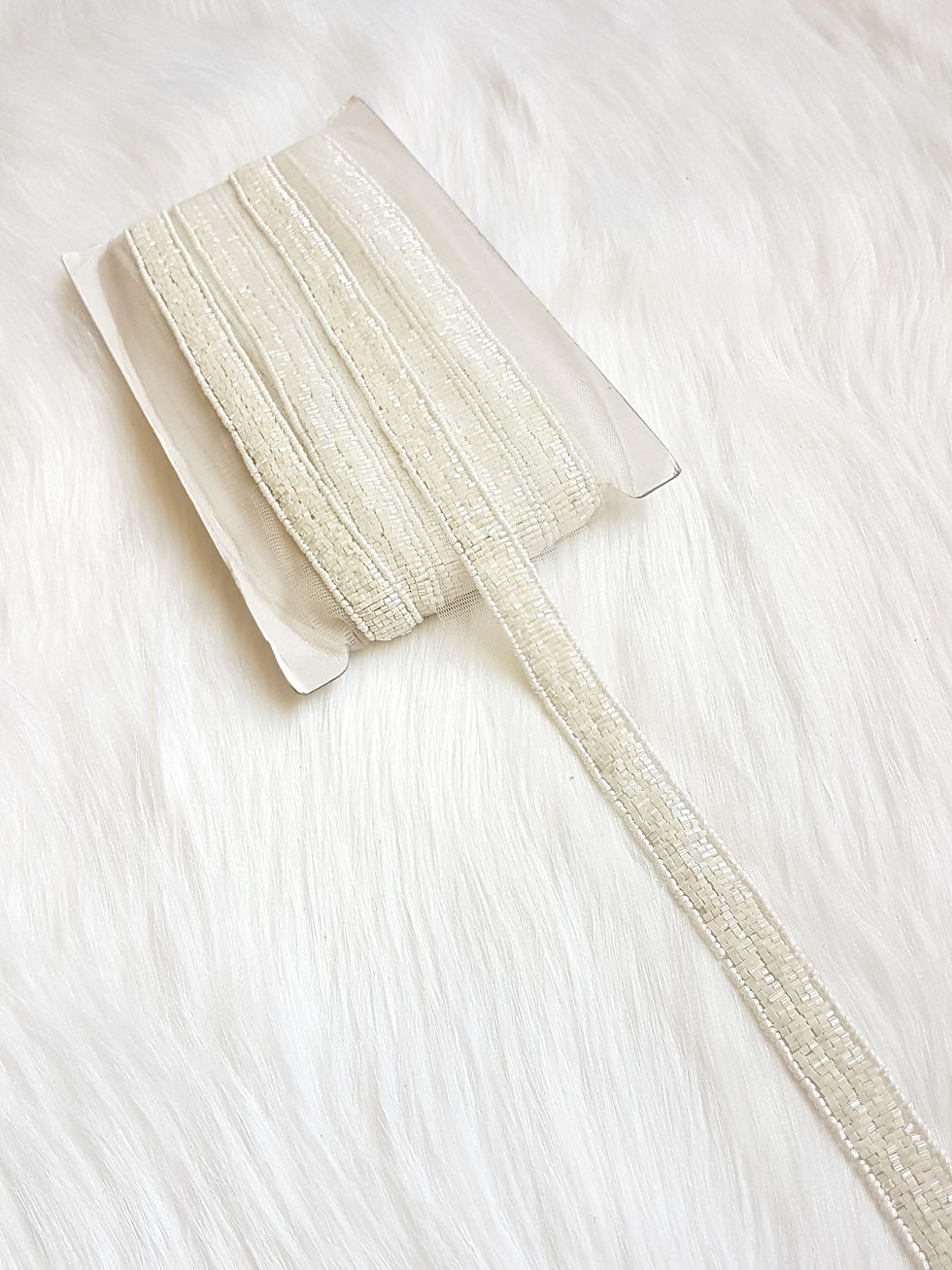 Thumbnail: White Embroidery Border lace