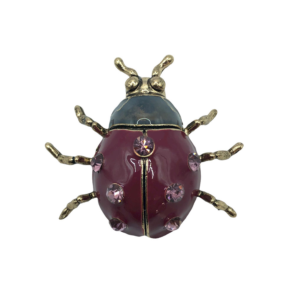 Thumbnail: ladybug brooch beetle brooch pin
