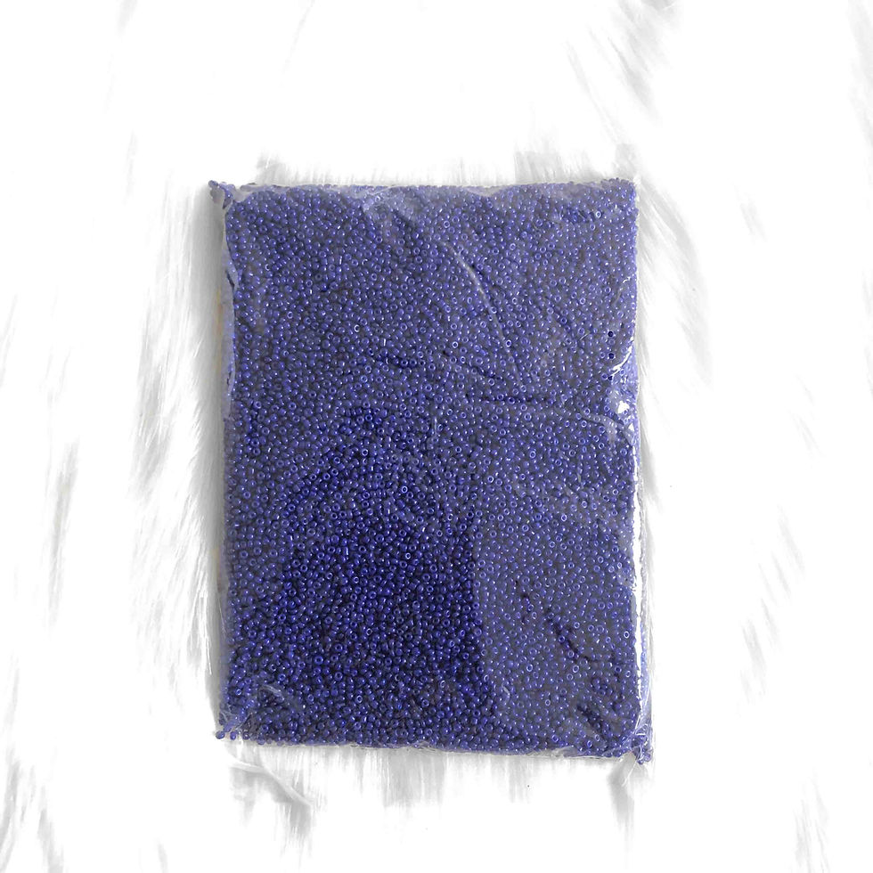 Thumbnail: Dark Blue Glass Beads 2mm Seed Beads for DIY Crafts and Jewelry Making