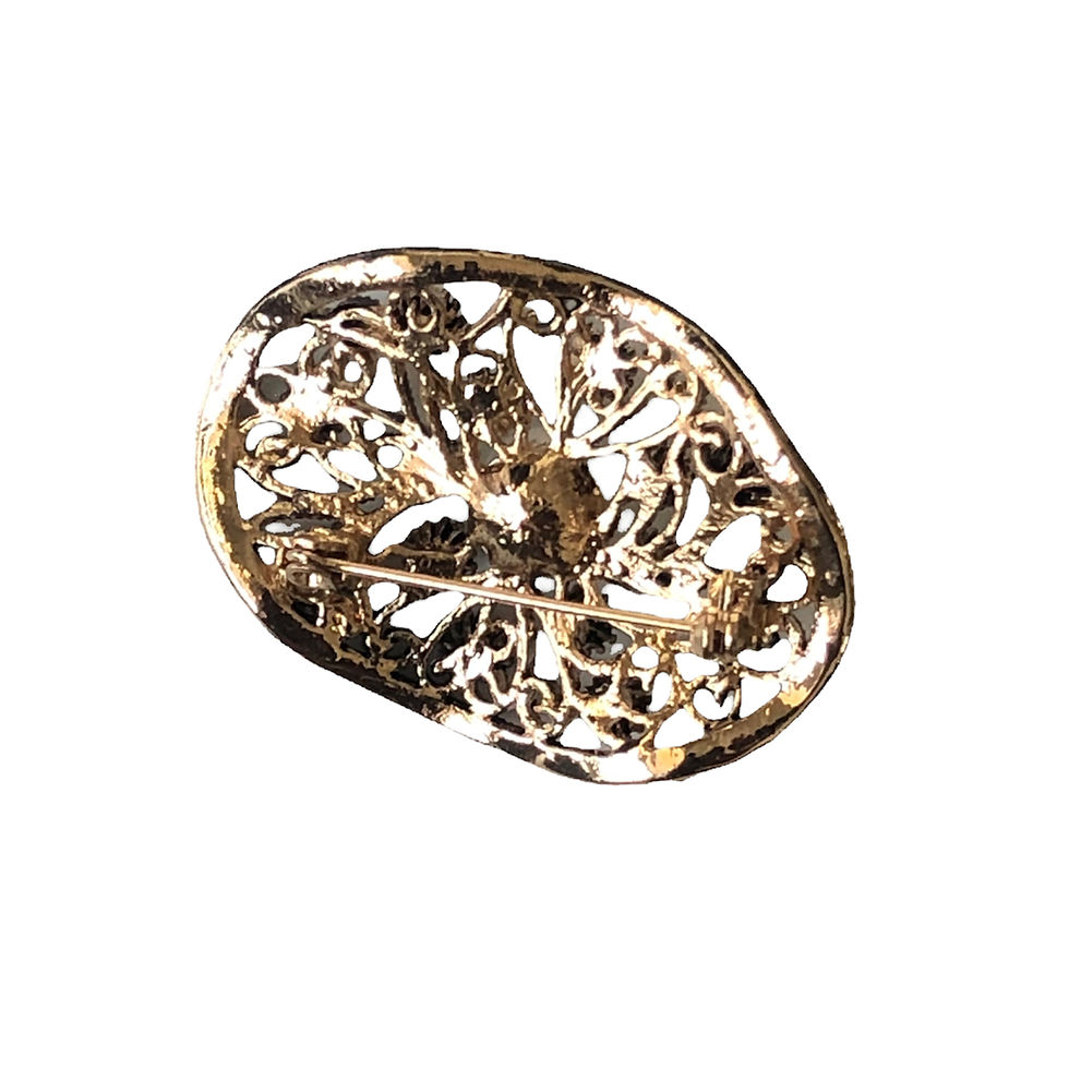 Thumbnail: Rhinestone brooch pin