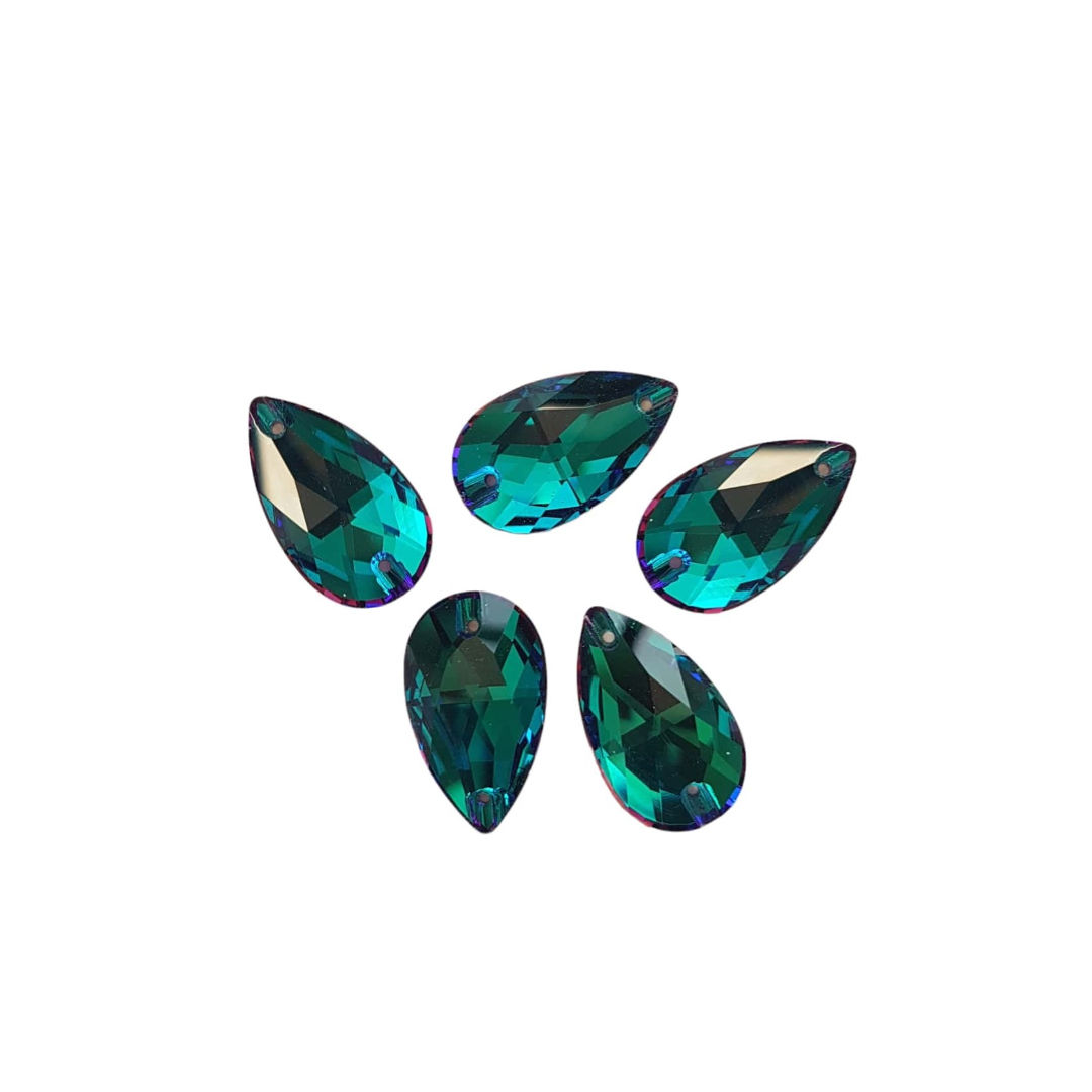 Drop Shape Emerald Crystal