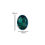 Thumbnail: Blue Zircon Oval Shape Crystal