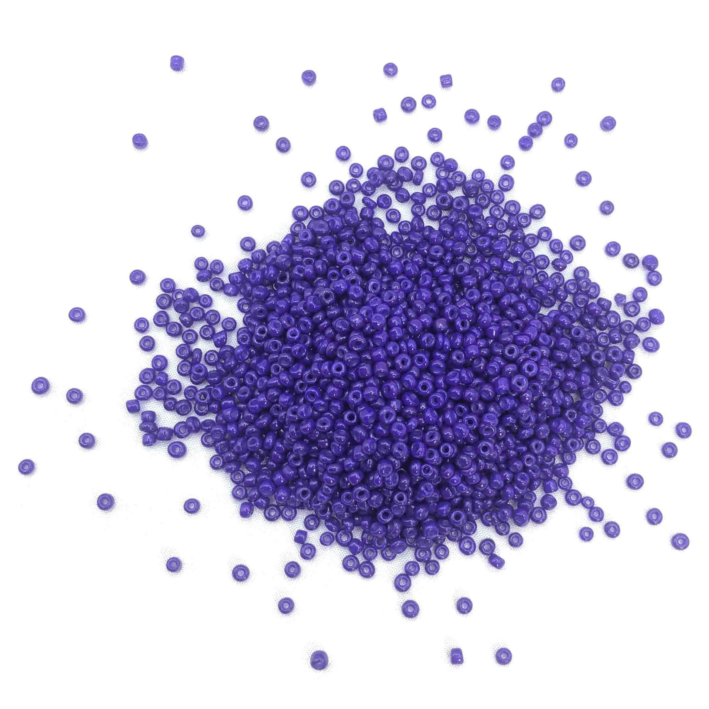 Dark Blue Glass Beads 2mm Seed Beads for DIY Crafts and Jewelry Making