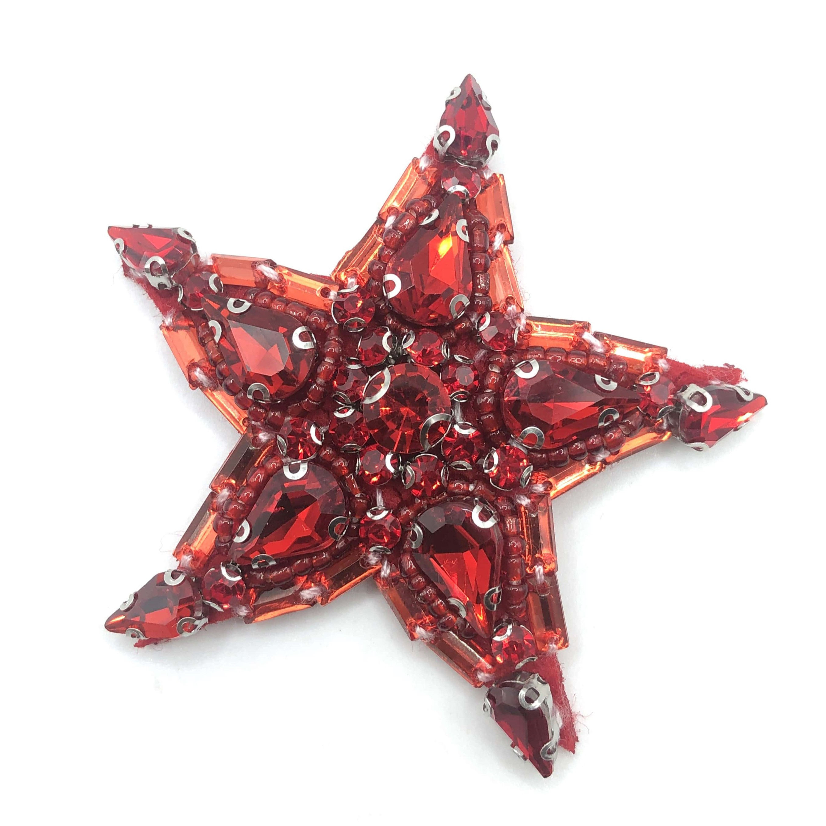 Rhinestone Sewing on Patch Applique