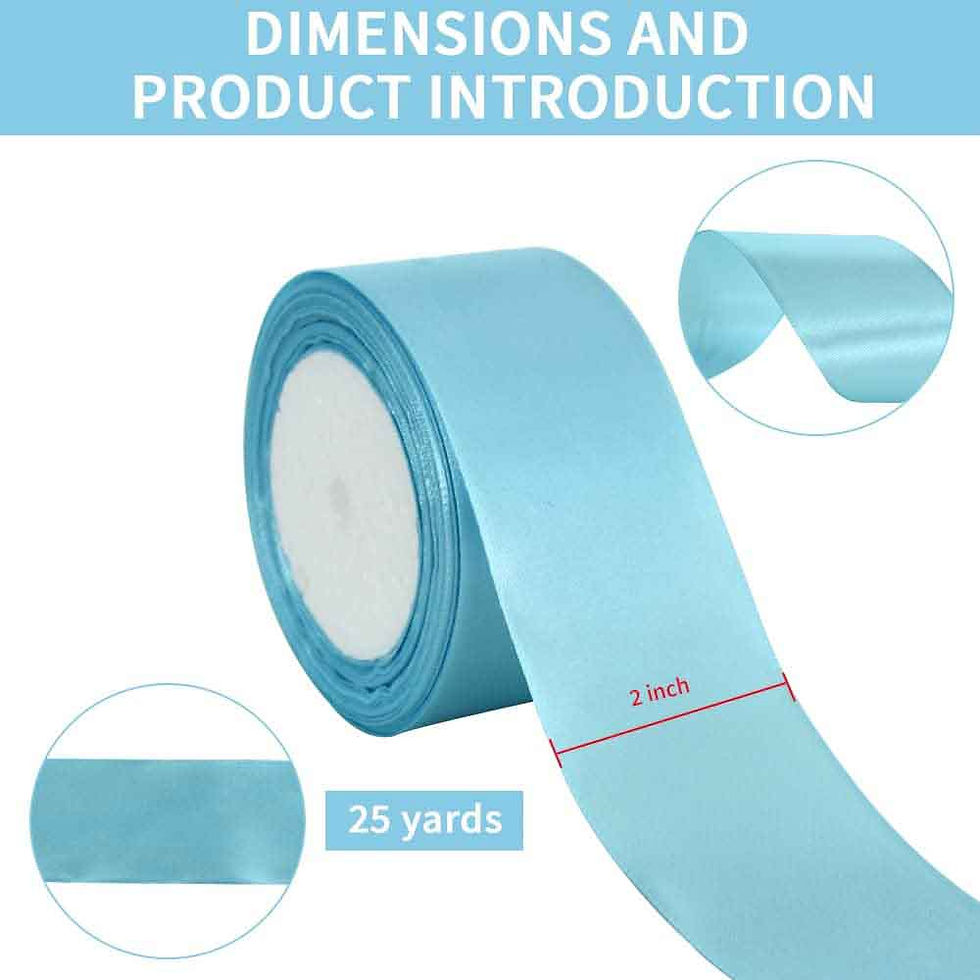 Thumbnail: Light Blue Satin Ribbon