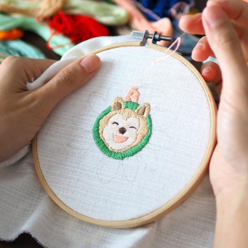 Thumbnail: Embroidery Hoops 3 inch to 16 inch Bamboo Circle Cross Stitch Hoop Rings