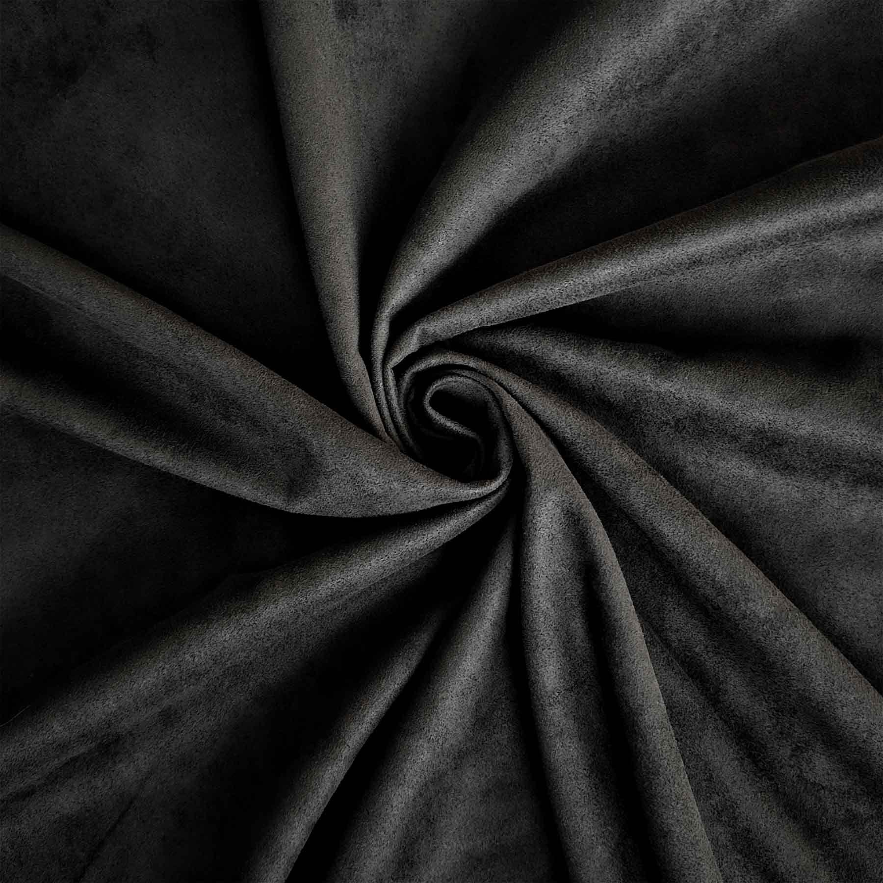 Black Suede Fabric