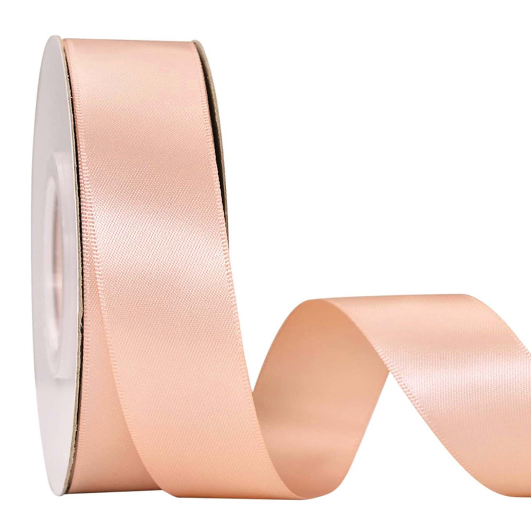 Peach silk ribbon