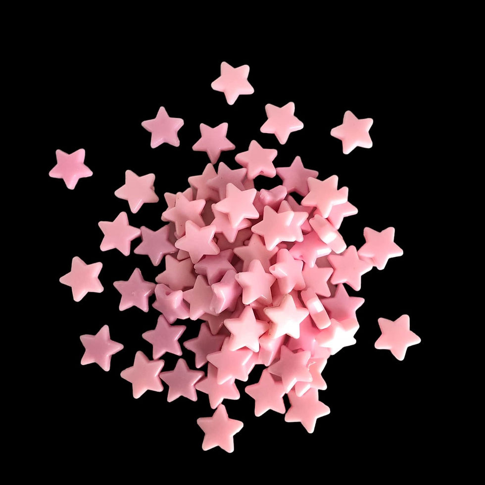 Thumbnail: Star Shape Baby pink color Beads