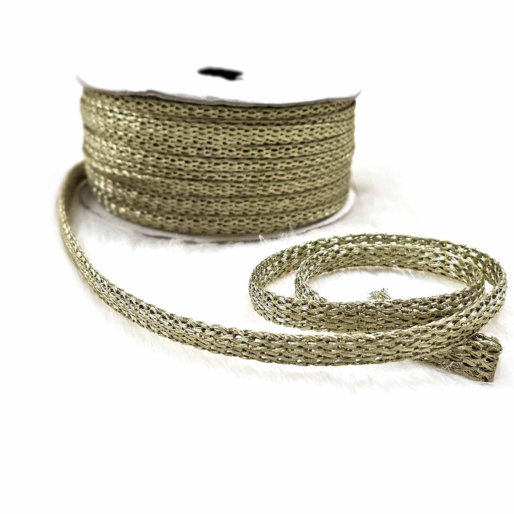 Golden metallic trims