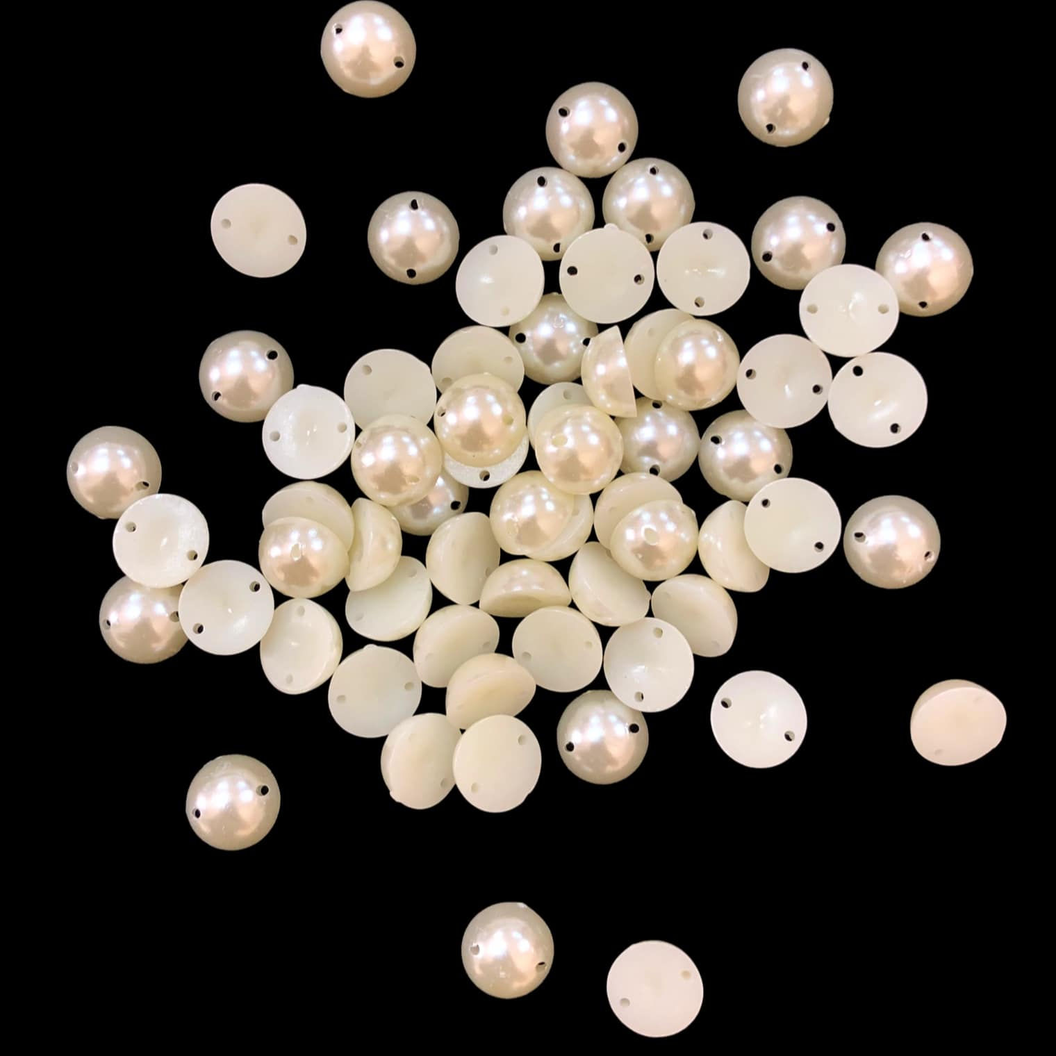 Half Pearls Ivory color