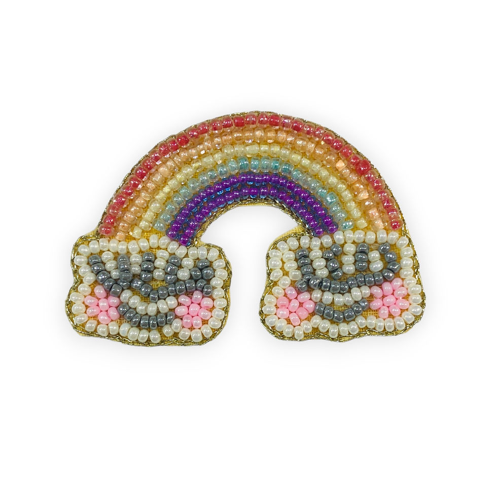 Rainbow Embroidery Patch