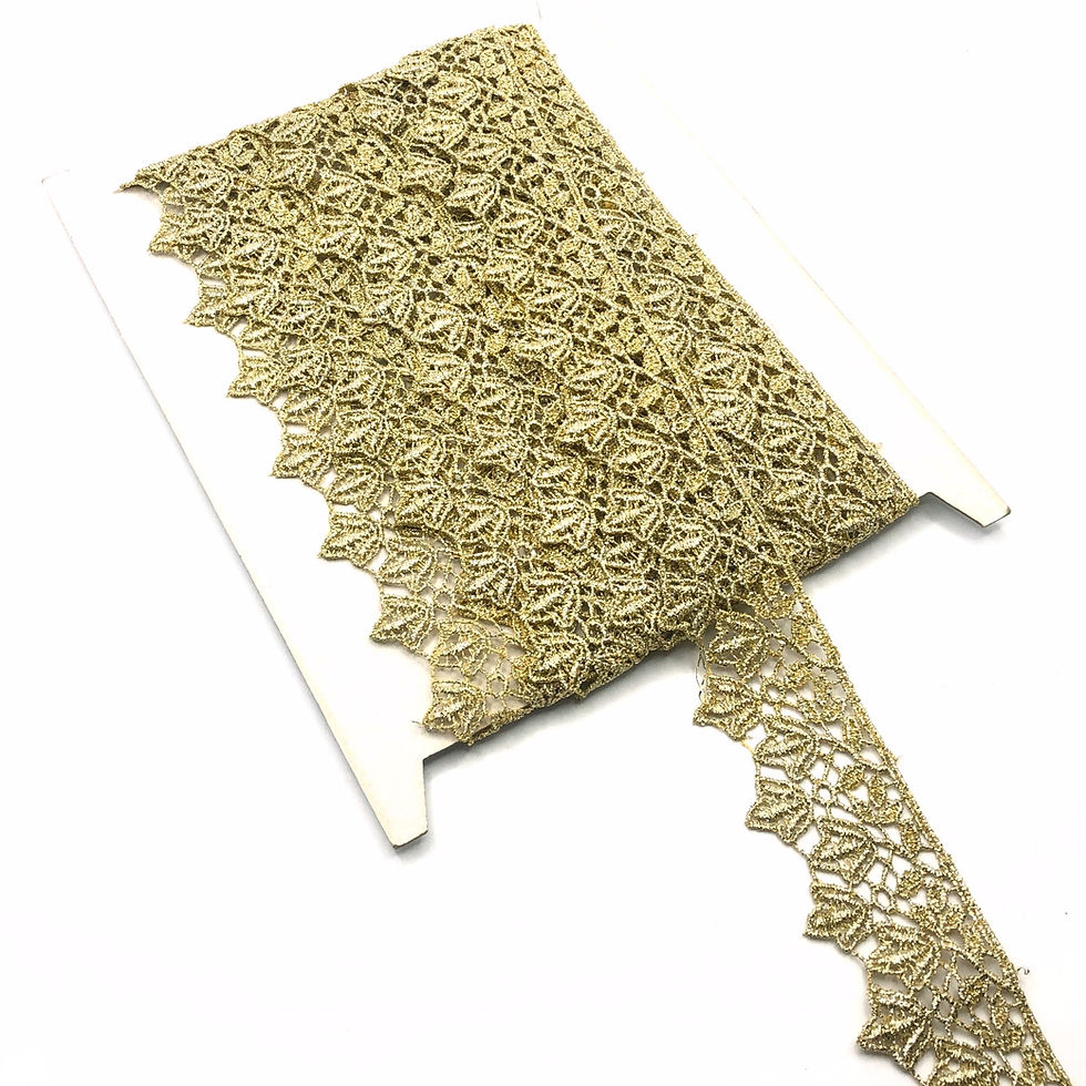 Thumbnail: Golden Shiny Border Lace