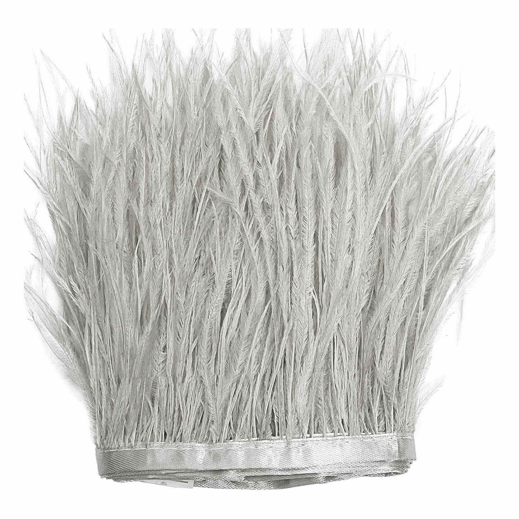 Light Grey Ostrich Feather