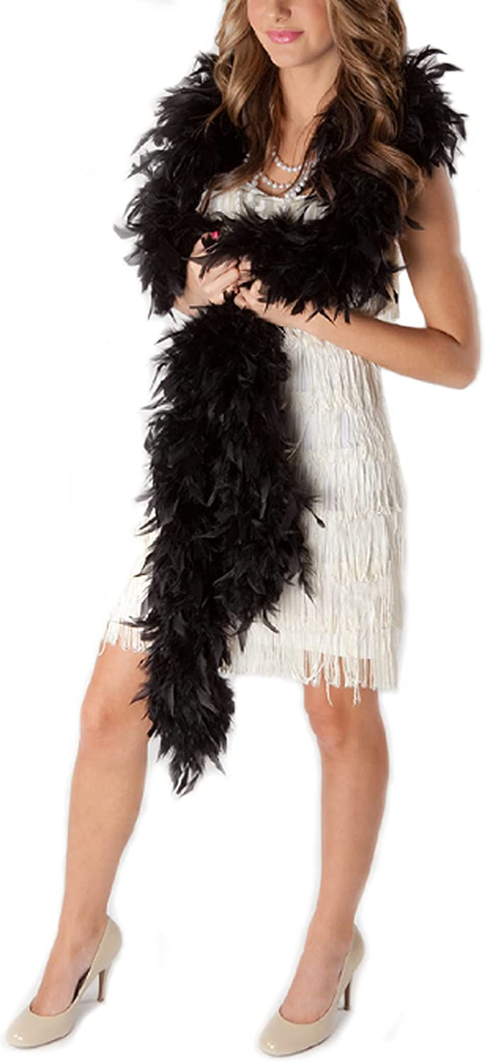 Black Feather Boa