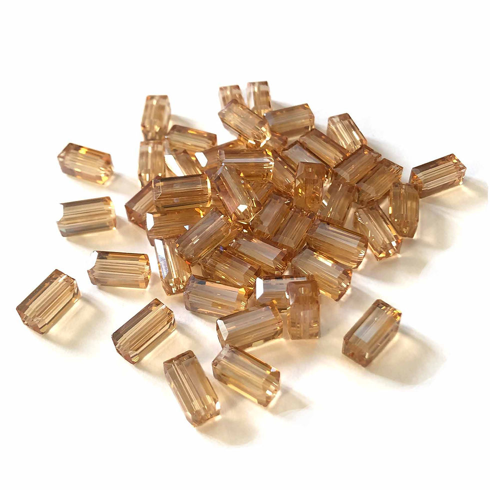 Thumbnail: Golden Glass beads