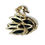 Thumbnail: Black Rhinestone duck shape brooch pin